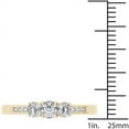 thumbnail image 4 of 1/2 Carat T.W. Diamond Three-Stone 14kt Yellow Gold Engagement Ring, 4 of 5