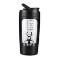 thumbnail image 3 of Bouteille Shaker Électrique pour Milkshakes, Lait, Mise en Forme, Noir, 3 of 8