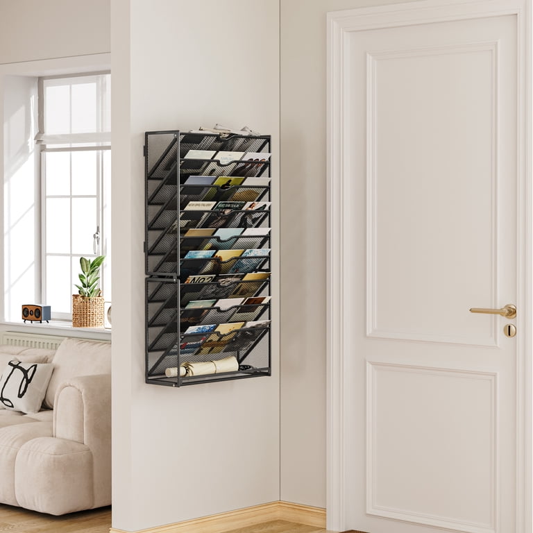 Marbrasse 10-Tier Wall File Organizer photo 3