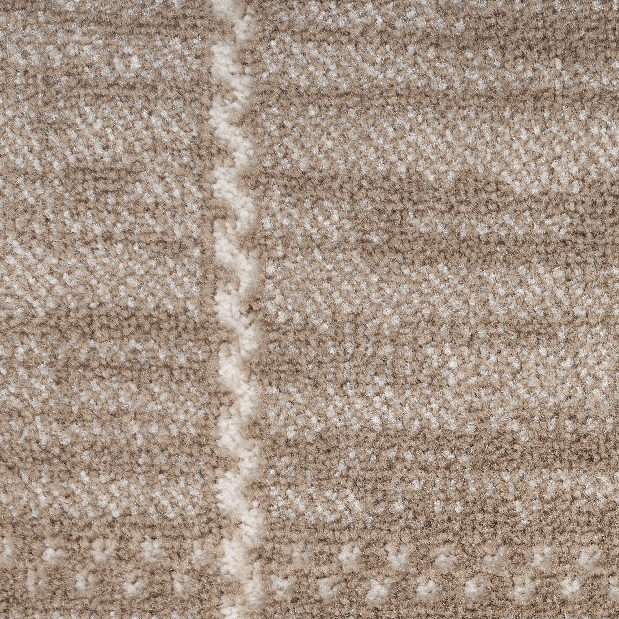 Nourison Serenity Home Geometric Mocha Ivory 9' x 12' Area Rug (9x12)