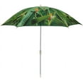 thumbnail image 2 of Beach Umbrella with Sand Anchor & Carry Bag, 6.5 Foot Patio Outdoor Umbrella with Adjustable Height Pole, Push Button Tilt, Ideal for Travel Garden Lawn, UPF 50+ (Birds of paradise), 2 of 4