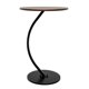 thumbnail image 4 of Mesa Centro Minimalista Auxiliar Circular Sala Moderna Marron Cocina Lateral Metal Mdf, 4 of 7