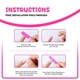 thumbnail image 4 of 24Pcs Almond Press on Nail Valentine French Fake Nail Acrylic False Nail,Artificial Nail Glues on Nail for Womens Girls, 4 of 4