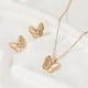 thumbnail image 5 of Simplicidad Collar y Pendientes Set Opal Collar Temperamento Elegante Fritillary Blanco Pendientes Juegos para Mujeres, 5 of 6