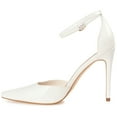 thumbnail image 3 of Journee Womens Miriem Pointed Toe High Stiletto Pumps, Widths Available, 3 of 10