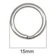 thumbnail image 3 of Llaveros de acero inoxidable con doble anilla dividida, ideal para manualidades y bricolaje. 50 pcs, 3 of 9
