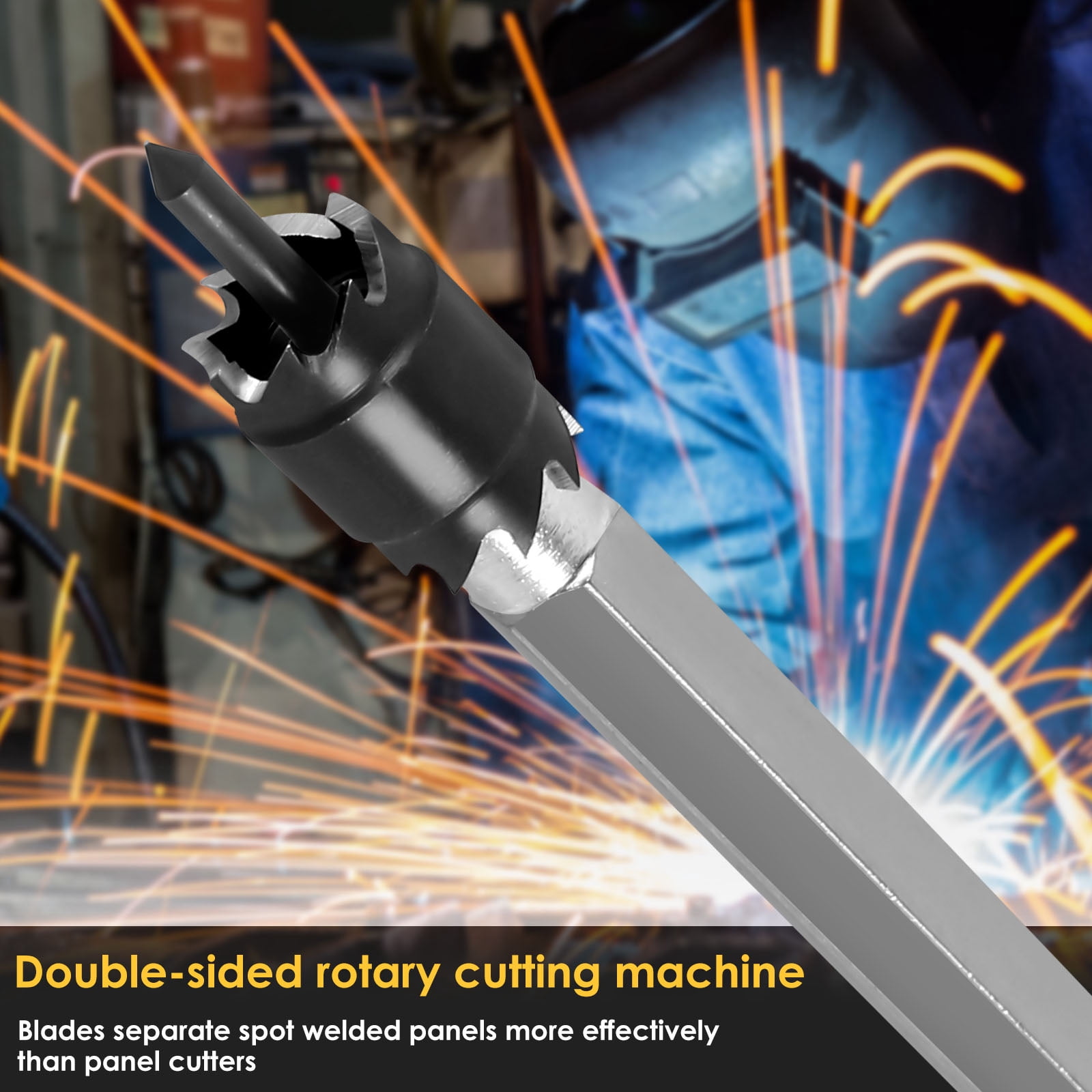 28Pcs High Speed Steel Spot Weld Cutter Set Precise Efficient Spot Weld Remover Drill Bit High Safety Welding Cutter Bit for DIY