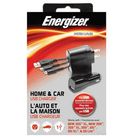 Energizer 3-in-1 Home, Car, & USB Charger, 00708056099206
