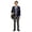 Grey1, variant on Ticikt Kids Formal Suit Pants, Straight Leg Uniform Trousers for Students Stage Show & Daily School Wear,White