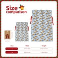 thumbnail image 3 of Fuzoiu Cute Sloth Print Christmas Gift Bag,Burlap Gift Bag with Drawstring Closure & Hang Tag,Perfect for Holidays, Birthdays, and Special Occasions-Small, 3 of 7