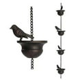 thumbnail image 6 of Unique Cup And Bird Shape Rain Catcher Chain For Patios Drainage, 6 of 10