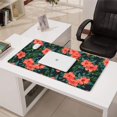 thumbnail image 3 of Long Mouse Pads for Desk,Pioneer Flower Floral Print Pattern Desk Mats on Top Of Desks, Desk Mouse Pad Extra Large with 3mm Non-Slip Base and Stitched Edge for Gaming,Office,Work,Home 31.5"x15.7", 3 of 6
