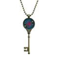 thumbnail image 1 of Collier Pendentif Motif Vie Marine Pieuvre Colorée avec Chaîne Ornée, 1 of 3