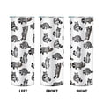 thumbnail image 2 of WIRESTER 20oz Stainless Steel Tumbler with Plastic Straw for Coffee, Tea, Shake, Smoothie, Wine, Water, Hot Cold Drink - Raccoon Funny Playful Postures, 2 of 6