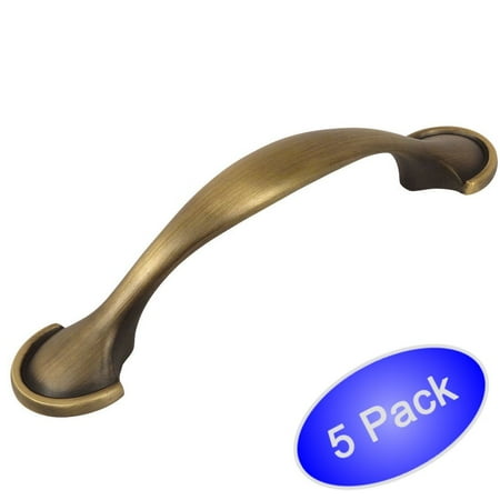Cosmas 6632BAB Brushed Antique Brass Cabinet Hardware Handle Pull - 3