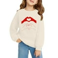 thumbnail image 6 of Ruyang Boys Cute Heart Sweatshirt Girls Valentine's Day Pullover Sweatshirts Winter Crewneck Oversized Trendy Hoodies, 6 of 6