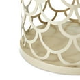 thumbnail image 6 of La Marisia Marble Chairside Table - Creamy Pearl/Champagne, 6 of 7
