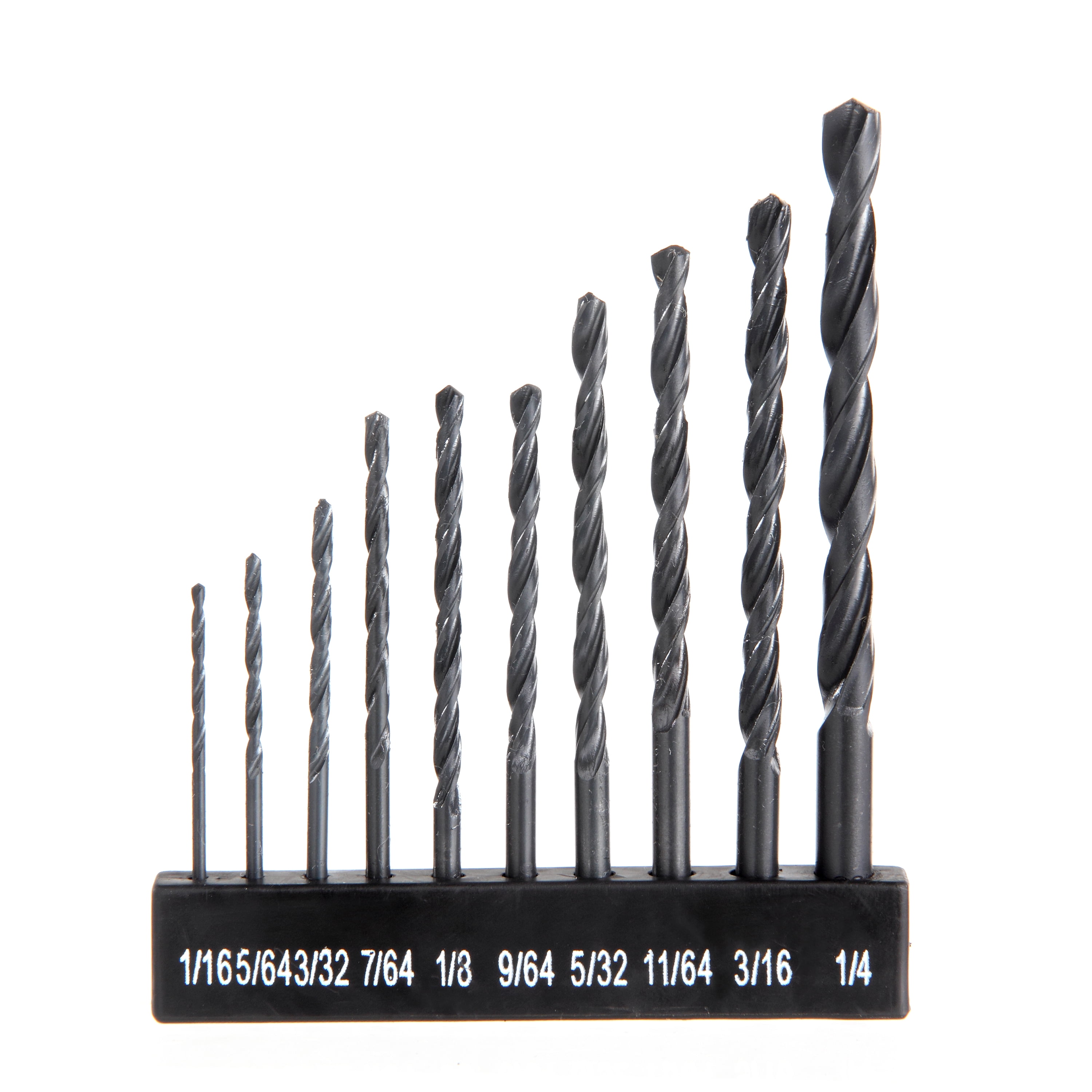 Hyper Tough 10-Piece Hss Black Oxide Drill Bits Set AU00052N