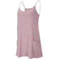 thumbnail image 4 of Vestido Moonycozy con pantalones cortos integrados, vestido de tenis atlético con pantalones cortos, vestido corto integrado, casual en verano, 4 of 7