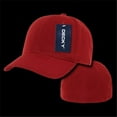 thumbnail image 1 of Decky 402-PL-CAR-27 Fitted Cap, Cardinal - 302, Size - 7.5, 1 of 1