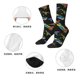 thumbnail image 5 of Fotbe Colorful Skateboard Calcetas Largas con Estampado para Hombre y Mujer – Calcetas de Compresión Transpirables y Elásticas, Viajar y Uso Diario Talla 5-11, 5 of 6