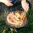 thumbnail image 3 of 10-Pack Disposable Grill Mats - Non-Stick BBQ Mesh for Outdoor Cooking, Perfect for Meat, Fish & Vegetables, Silver, 3 of 9