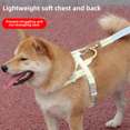 thumbnail image 5 of Correa transpirable de verano para perros de razas pequeñas, medianas y grandes, estilo chaleco, cuerda para caminar, suministros para mascotas, arnés de cuerda para tirar canino, 5 of 5