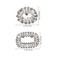 thumbnail image 6 of HONMEET Rhinestone Flower Shoe Clips Detachable Buckle Charms for Sandals, High Heels, and Fashion Footwear Accessories, 6 of 6