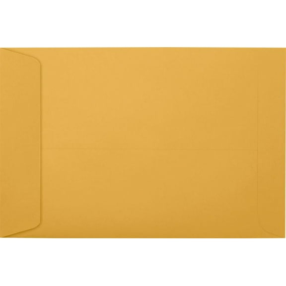 LUXPaper 6 x 9 Open End Envelopes, Brown Kraft, 50/Pack