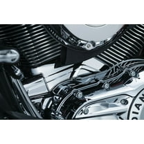 Kuryakyn 5737 Motorcycle Accent Accessory: Cylinder Base Cover for 2014-19 Indian Motorcycles, Chrome
