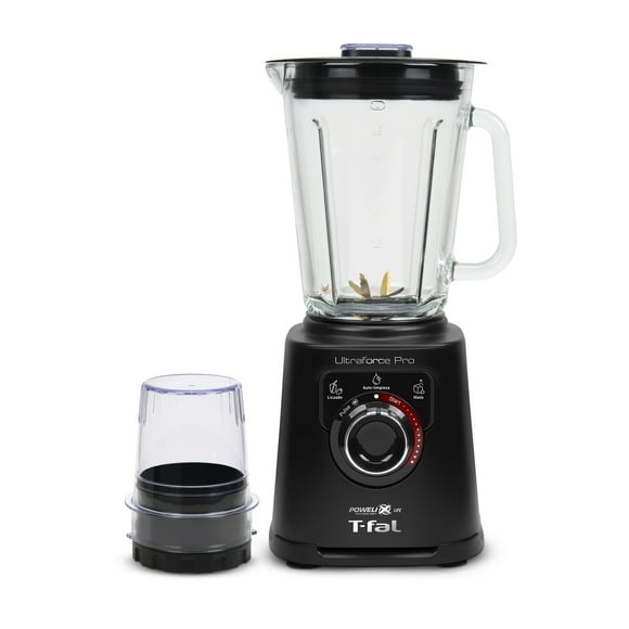 T-fal Licuadora Ultraforce Pro con Procesador de Alimentos, 1100 W, Negra, BL87B8X0