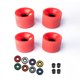 thumbnail image 1 of Rodamientos de ruedas de monopatín Greeniant Kit de arandelas de Longboard mantenimiento de Patinetes eléctricos Rojo, 1 of 6