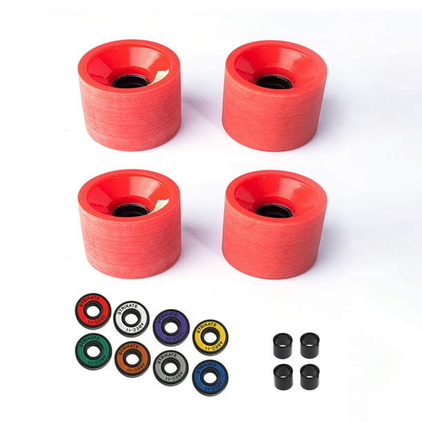 Rodamientos de ruedas de monopatín Greeniant Kit de arandelas de Longboard mantenimiento de Patinetes eléctricos Rojo