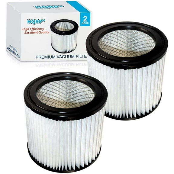 HQRP 2-Pack Cartridge Filter for Shop-vac QPMH450 QPMH500 QMH45A QSH30 QSH35 QPSH300 Vacuum