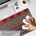 thumbnail image 4 of Long Mouse Pads for Desk,Colorful Geometric Striped Pattern Desk Mats on Top Of Desks, Desk Mouse Pad Extra Large with 3mm Non-Slip Base and Stitched Edge for Gaming,Office,Work,Home 31.5"x11.8", 4 of 6