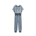 thumbnail image 4 of Ensemble de Survêtement pour Femme 2 Pcs, Chandail à Manches Courtes et Pantalon Long, Ensemble Jogger TG, 4 of 8