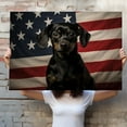thumbnail image 4 of Portuguese Water Dog 4th of July Painting Canvas, Patriot American Dog Canvas, American Flag Diamond Art Canvas,Perfect for Home Decoration Festival Gift, 4 of 4