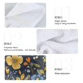 thumbnail image 2 of Yayeee Kitchen Hanging Hand Towels Set of 2 with Loop Bathroom Absorbent Tie Towel, Navy Floral Pattern, 2 of 7