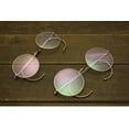 thumbnail image 5 of Agstum Retro Round Silver Wire Rim Eyeglasses Optical Glasses Frame without Nose Pads, 5 of 5
