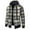 Grey, variant on Meichang Men's Fleece Jackets Plus Size Plaid Hoodies Streetwear Button Down Shirt Jacket Regular Fit Long Sleeve Lightweight Jacket