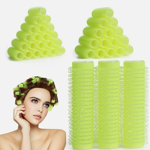 Chainplus Hair Rollers Self Grip Holding Rollers Hairdressing Curlers Hair Design Sticky Cling Style for DIY or Hair Salon Christmas Gift - 6PCS 0.6inch