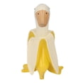 thumbnail image 1 of Estatua de pato de plátano de resina, adorno de estatua de pato de plátano, figura de pato de plátano para el hogar, escultura de pato de plátano, durabilidad probada en el tiempo, 1 of 14
