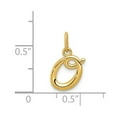 thumbnail image 2 of 14k Yellow Gold Initial Charm - .3 Grams, 2 of 2