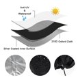 thumbnail image 4 of 2/1Pack Housses de Chaise de Patio Imperméable Anti-Poussière Pliante avec Sac de Rangement, 4 of 6