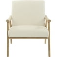 thumbnail image 2 of OSP Home Furnishings Weldon Chair in Linen fabric with Brushed Finished Frame, 2 of 5