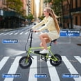thumbnail image 3 of Ktaxon 14" Electric Bike for Adults, 550W Peak Motor Foldable Ebike, 36V 7.5AH Battery, LCD Digital Display, UL2849, Green, 3 of 9