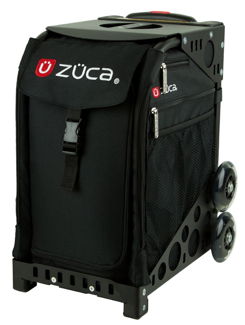 Zuca Obsidian Sport Insert Bag & Black Frame with Flashing Wheels