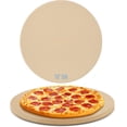 thumbnail image 4 of 16 Inch Round Pizza Stone, Heavy Duty Cordierite Bread Baking Stone for Oven and Grill, Thermal Shock Resistant, Ideal for Baking Crisp Crust Pizza, Bread and More, Includes Scraper, 4 of 4