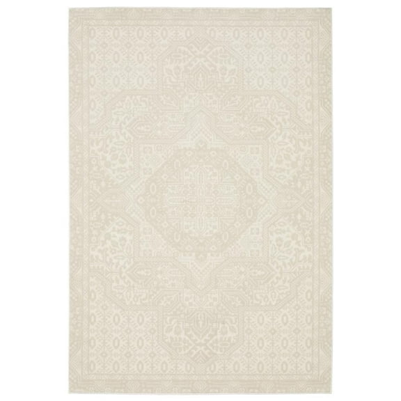 Oriental Weavers Raylan Area Rug - RAY09 - 2'3" x 7'6" - in Ivory/ Beige - Scandinavian Inspired, Stain Resistant, Family and Pet Friendly , Entryway, Hallway Runner Rug