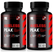 (2 Pack) Ageless Peak Pills, Dietary Supplement, Complete Daily Formula for Wellness and Peak Performance, Advanced Formula Capsules, Age less Peak Reviews (120 Capsules)